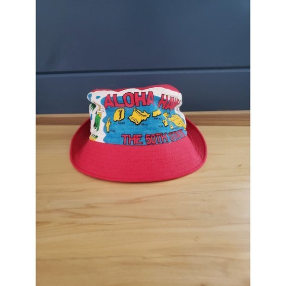 Vintage‎ 60s/70s Hawaii Tourist Hat - Picture 2 of 5